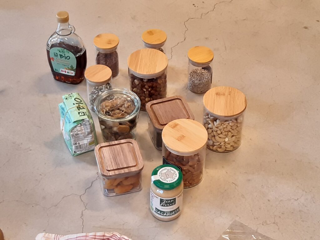 Ingrédients pour la recette saine
